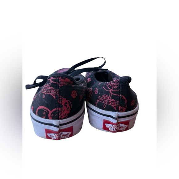 VANS Authentic - Love you To Death Black SKATE SHOES SZ 5 Womens VN0A5KS96BT - Picture 10 of 11